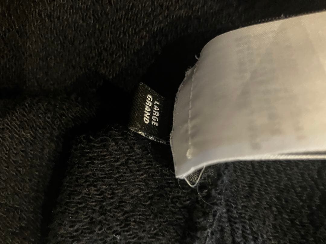 国内正規品 AMIRI アミリ 美品 ロゴスウェット Ｌサイズ ブラック