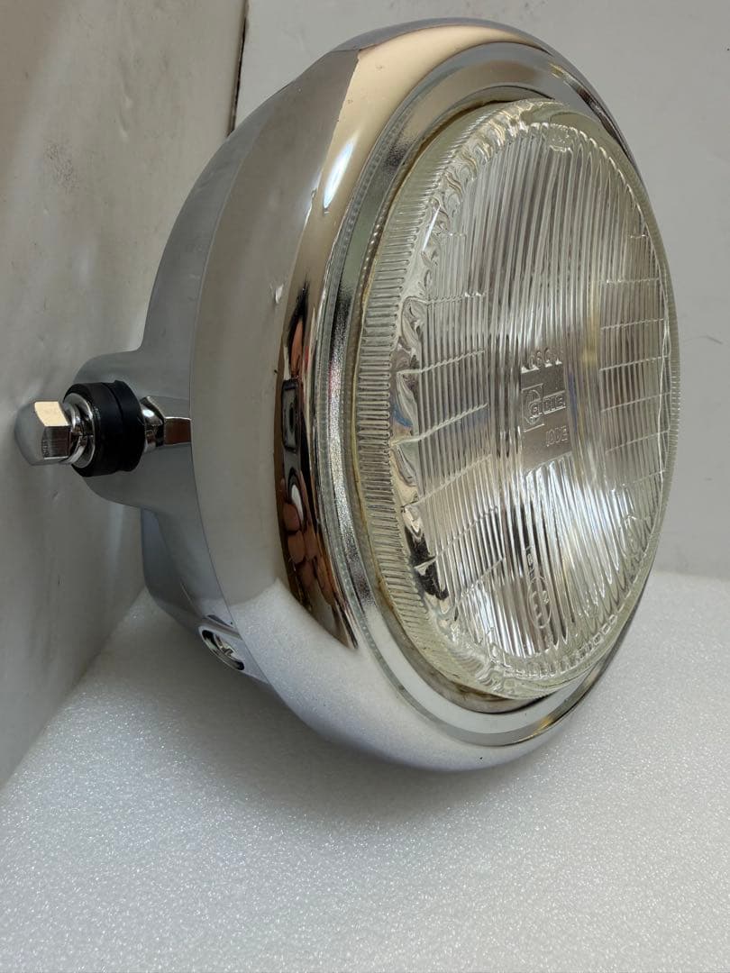 当時物シビエスーパーオスカー凹みレンズ付ヘッドライトASSYCIBIEマーシャル