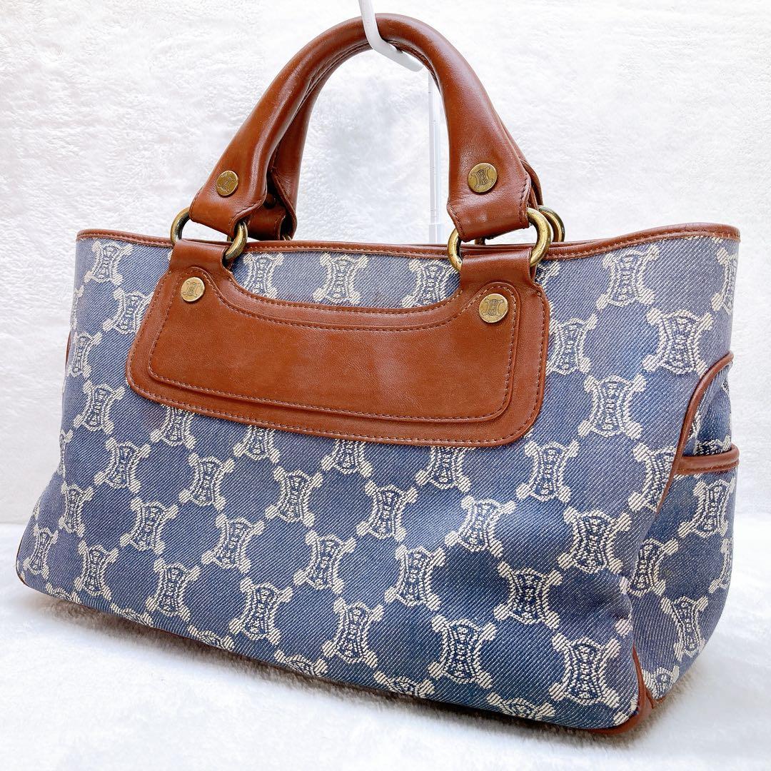 ✨美品✨CELINE セリーヌ ブギーバッグ デニム ハンドバッグ マカダム