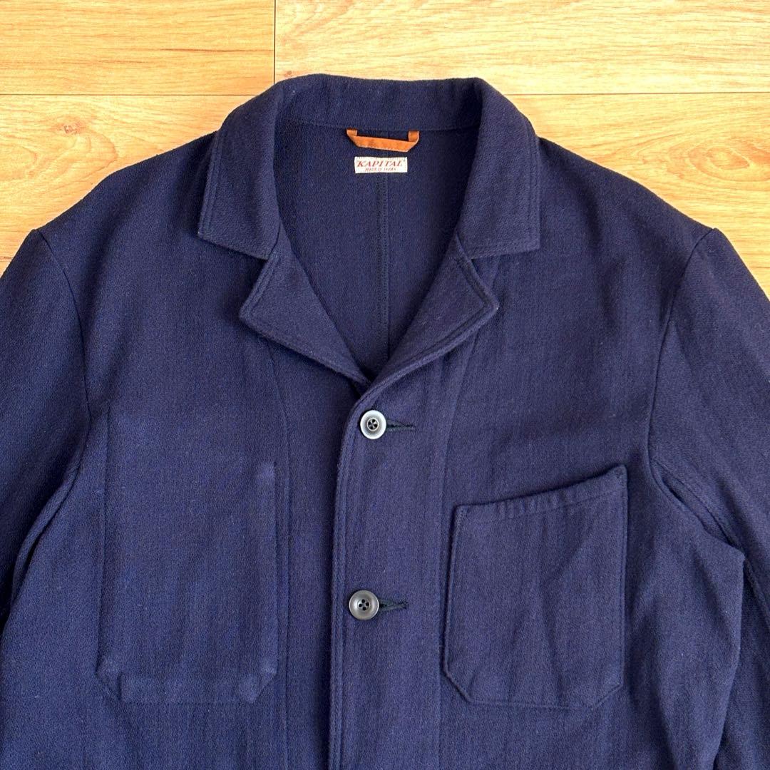 KAPITAL カバーオール ネイビー サイズ3 キャピタル