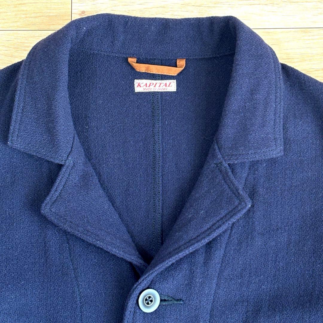 KAPITAL カバーオール ネイビー サイズ3 キャピタル