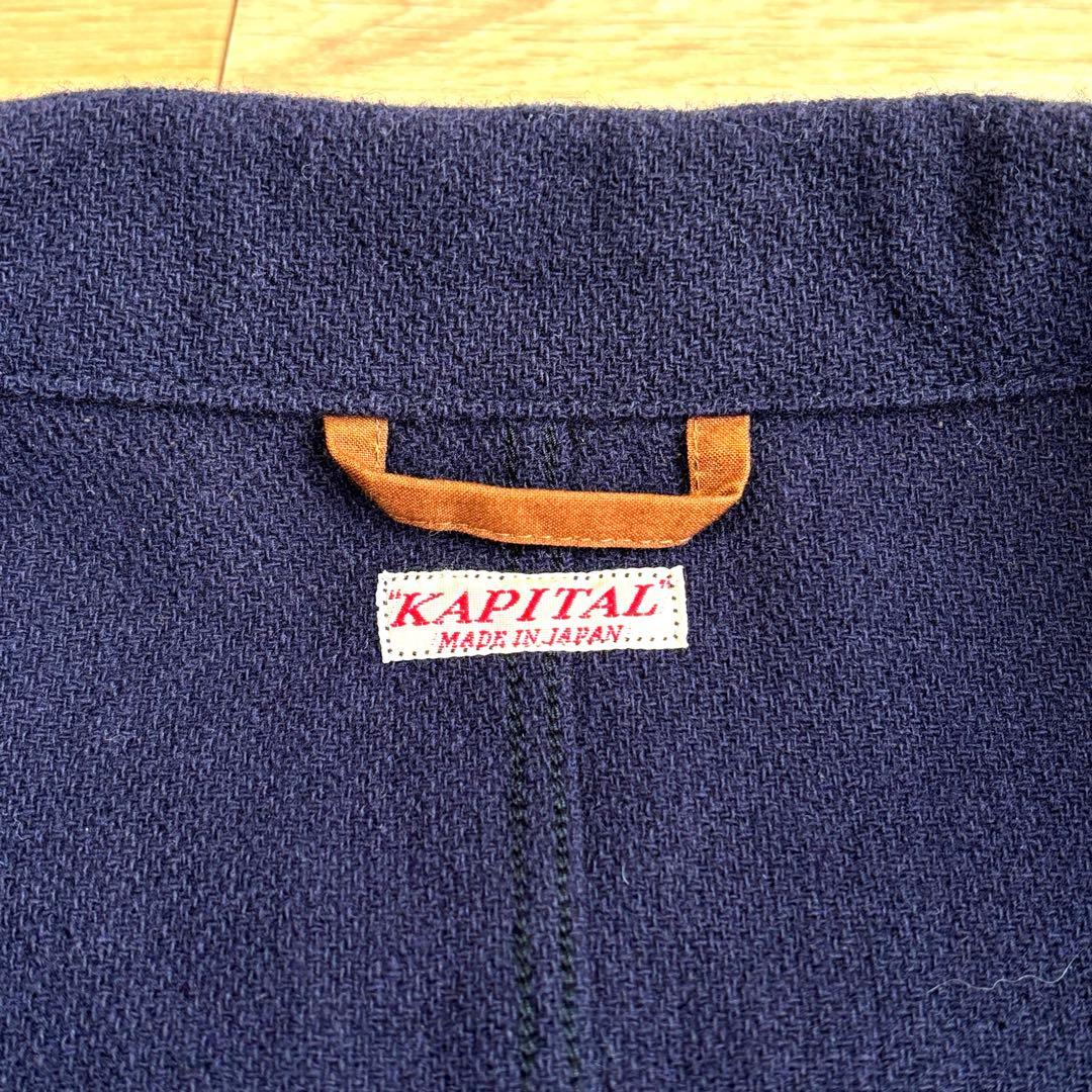 KAPITAL カバーオール ネイビー サイズ3 キャピタル