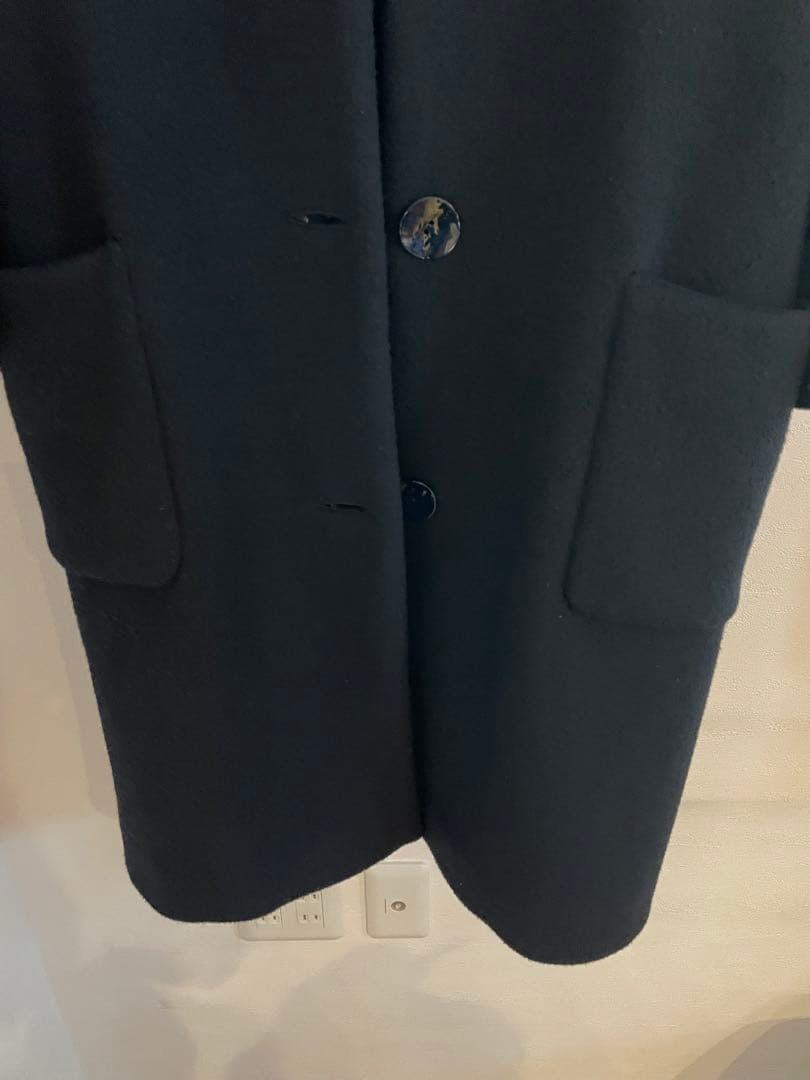 ミナペルホネン pianissimo ウールコート 36 ブラック