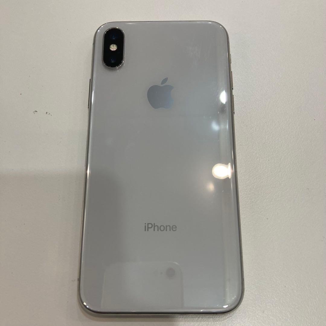 s1950 美品 Apple iPhone X シルバー 本体