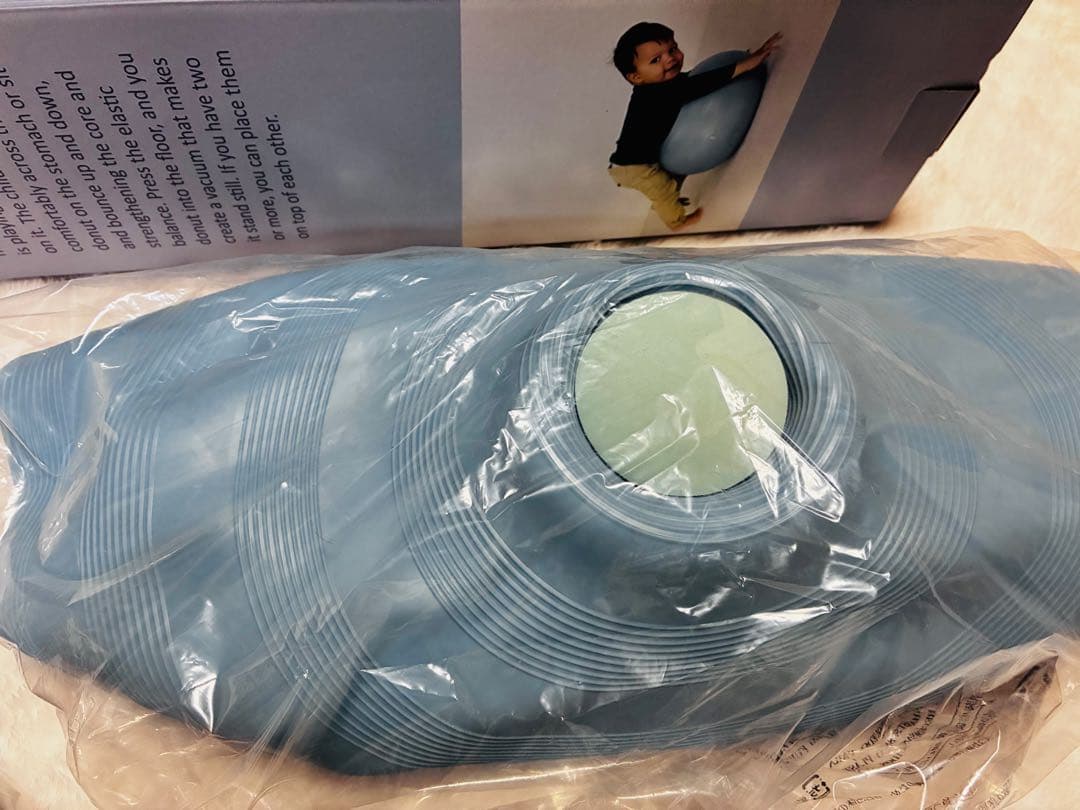 ボーネルンド　ボブルス ドーナッツ（ブルー）　バランスボール　定価17,600円