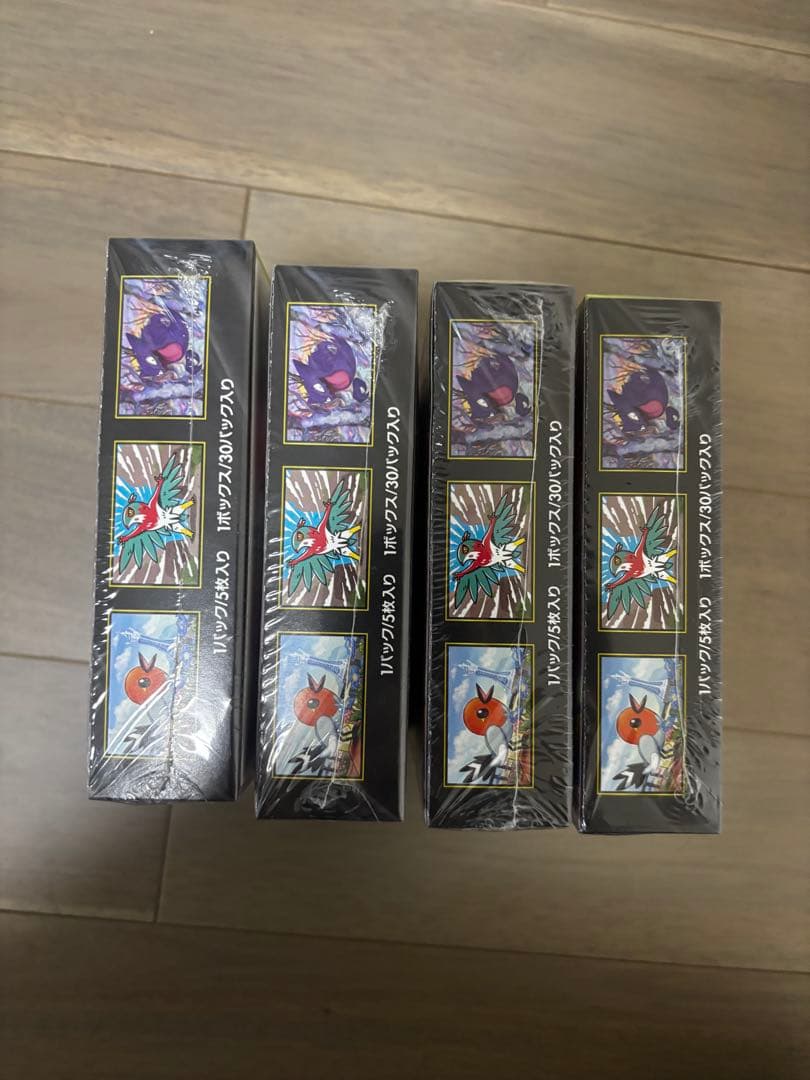 ポケモンカード　ムニキスゼロ　シュリンク付き4ボックス