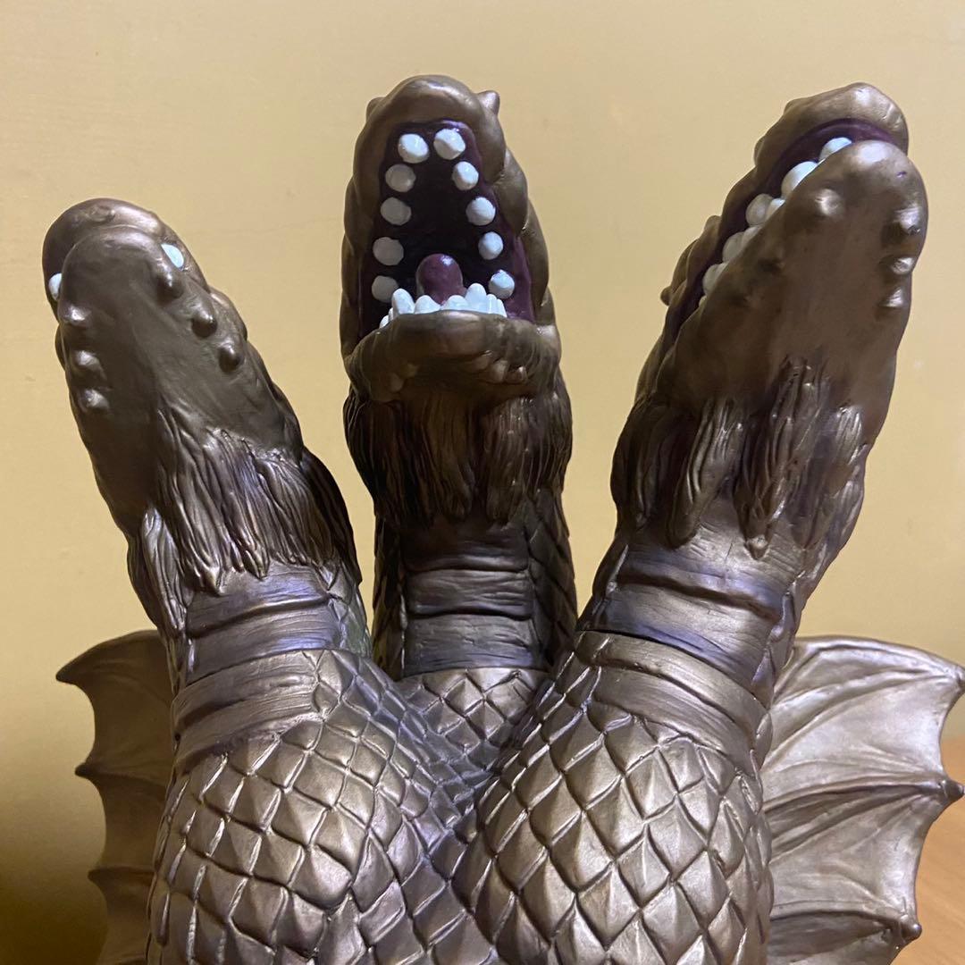 ユニファイブ　宇宙超怪獣 キングギドラ 貯金箱　ソフビ 5451