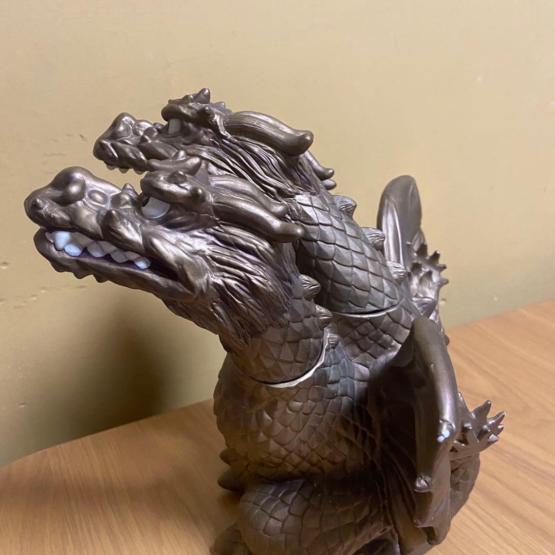 ユニファイブ　宇宙超怪獣 キングギドラ 貯金箱　ソフビ 5451