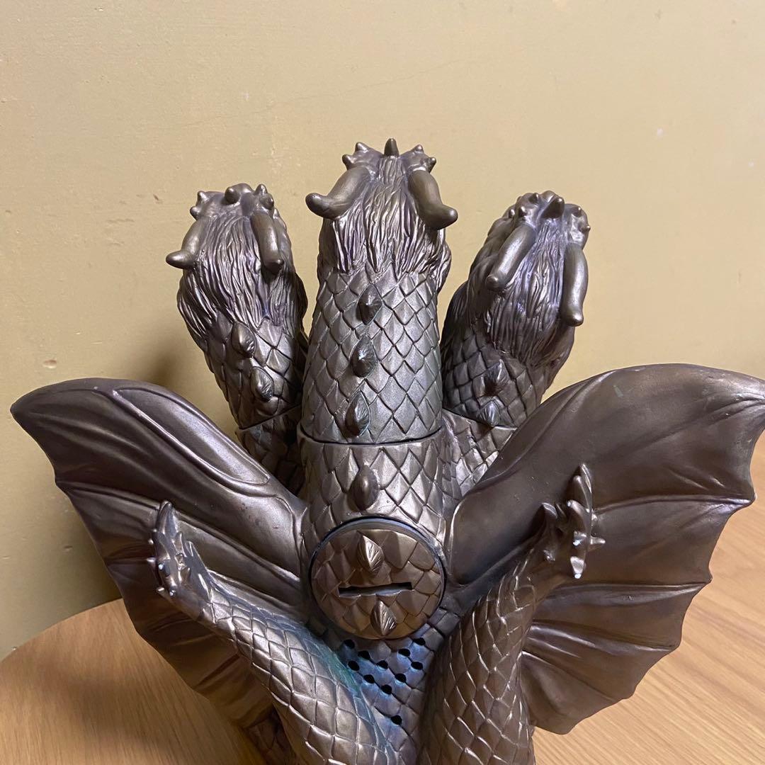 ユニファイブ　宇宙超怪獣 キングギドラ 貯金箱　ソフビ 5451