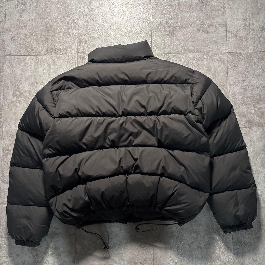 XLARGE 短丈　ダウンジャケット　ドローコード　ショート丈　ブラック　L 黒