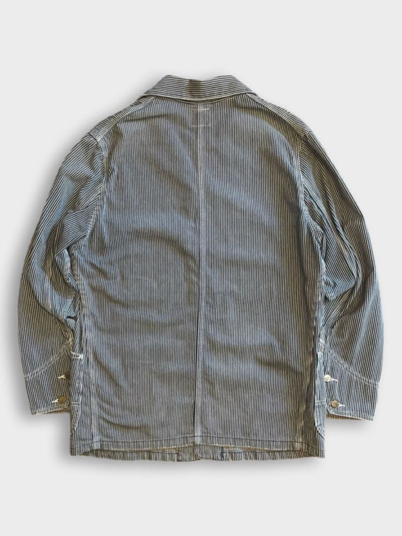 復刻 Lee ハウスタグ ヒッコリー デニム カバーオール ストライプ 美品