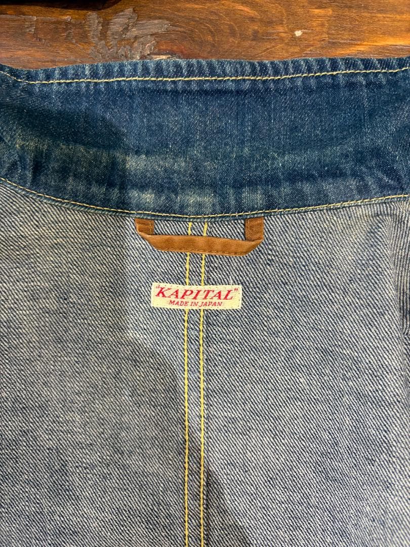 KAPITAL 8ozデニム ショップコート