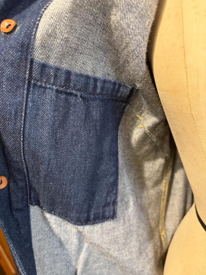 KAPITAL 8ozデニム ショップコート