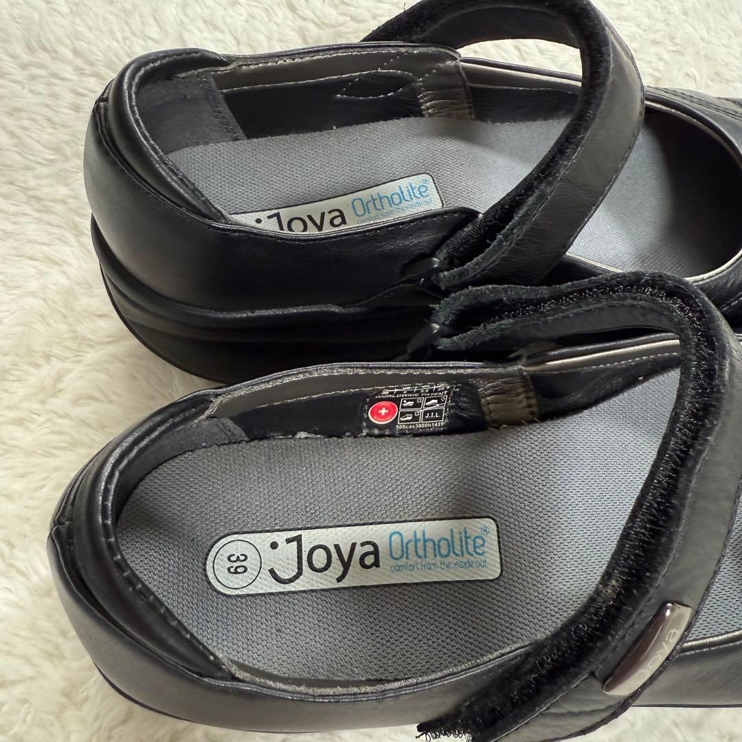 【美品】JOYA ジョーヤ メリージェーン コンフォートシューズ 黒 24.5