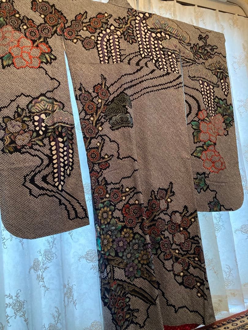 最終お値下げ　正絹 総絞り 振袖 帯 小物 フルセット 成人式