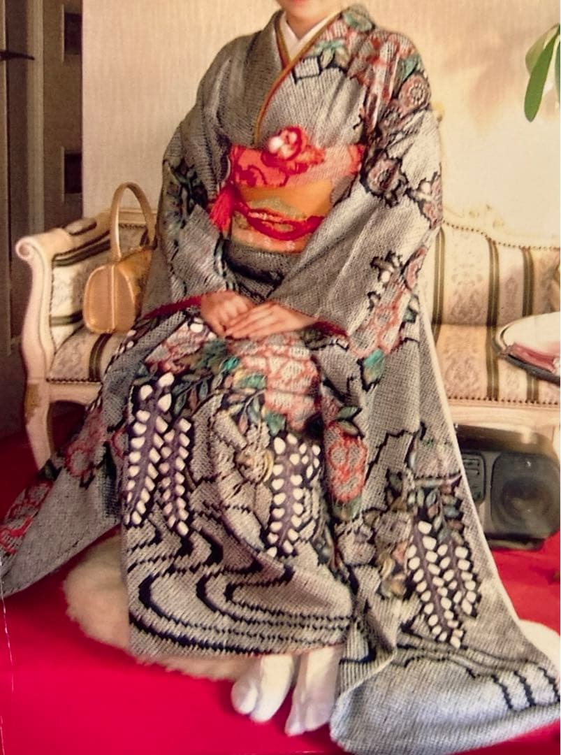 最終お値下げ　正絹 総絞り 振袖 帯 小物 フルセット 成人式