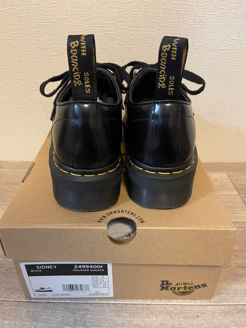 r*e様 Dr. Martens SIDNEY ブラック レースアップシューズ