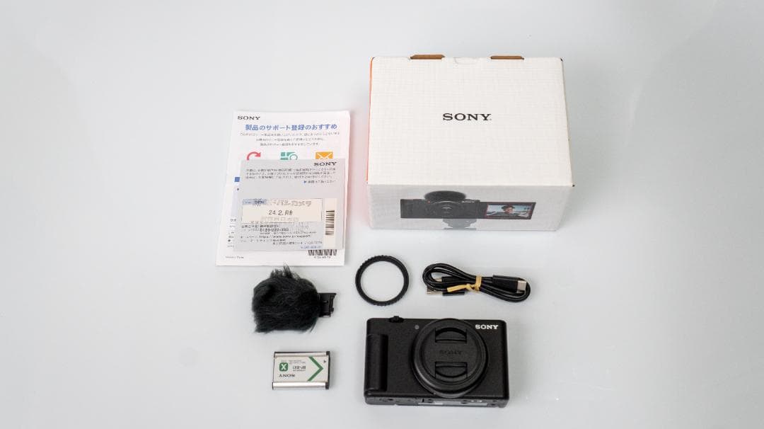 SONY ZV-1F （レンズ保護フィルター付き）（出品.No02)