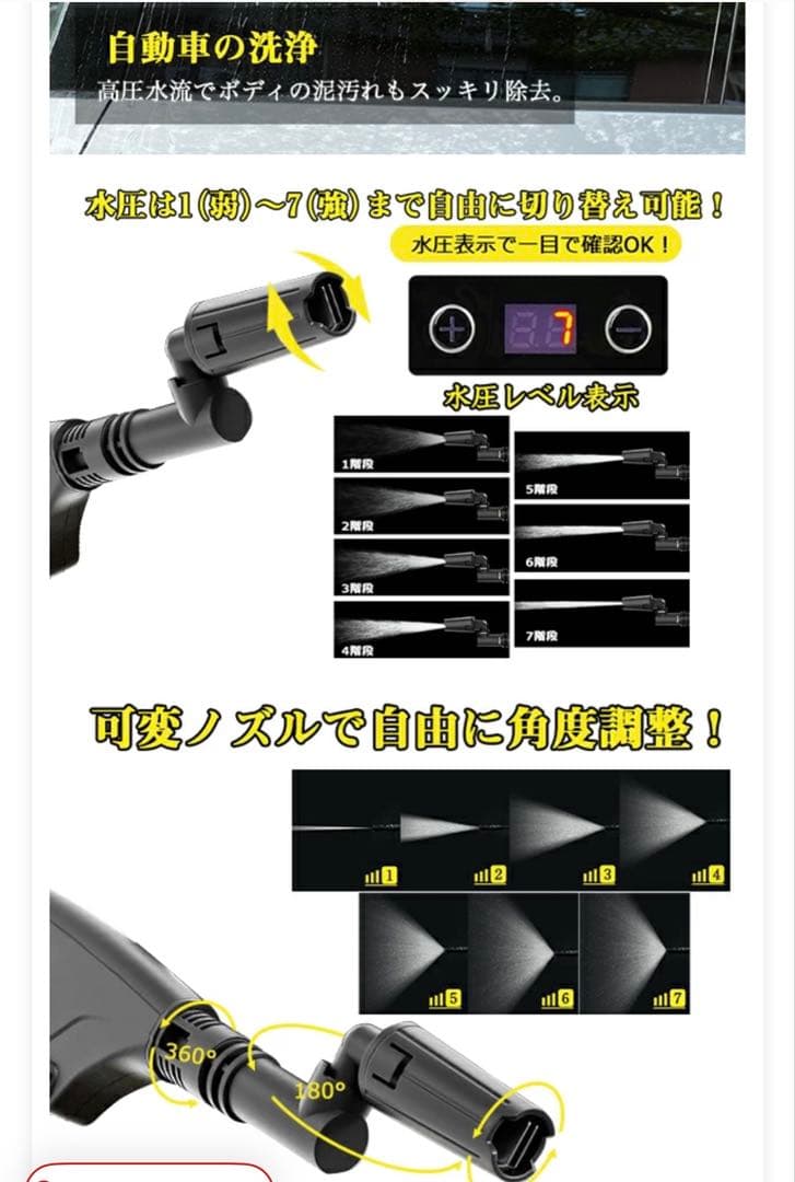 バケツ式高圧洗浄機