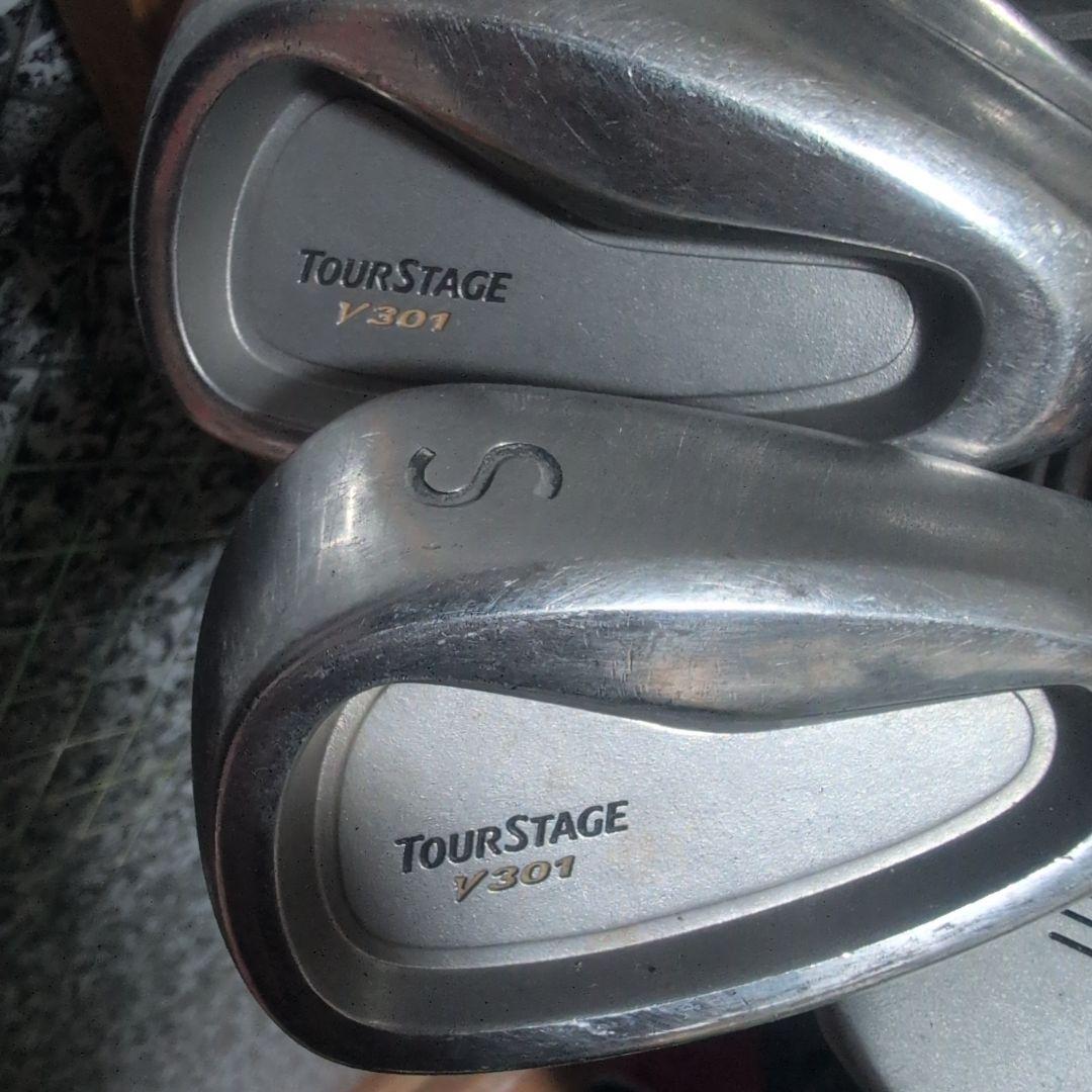 ゴルフ始める方にぴったり！クラブ12本とキャディーバッグセット　フレックスS