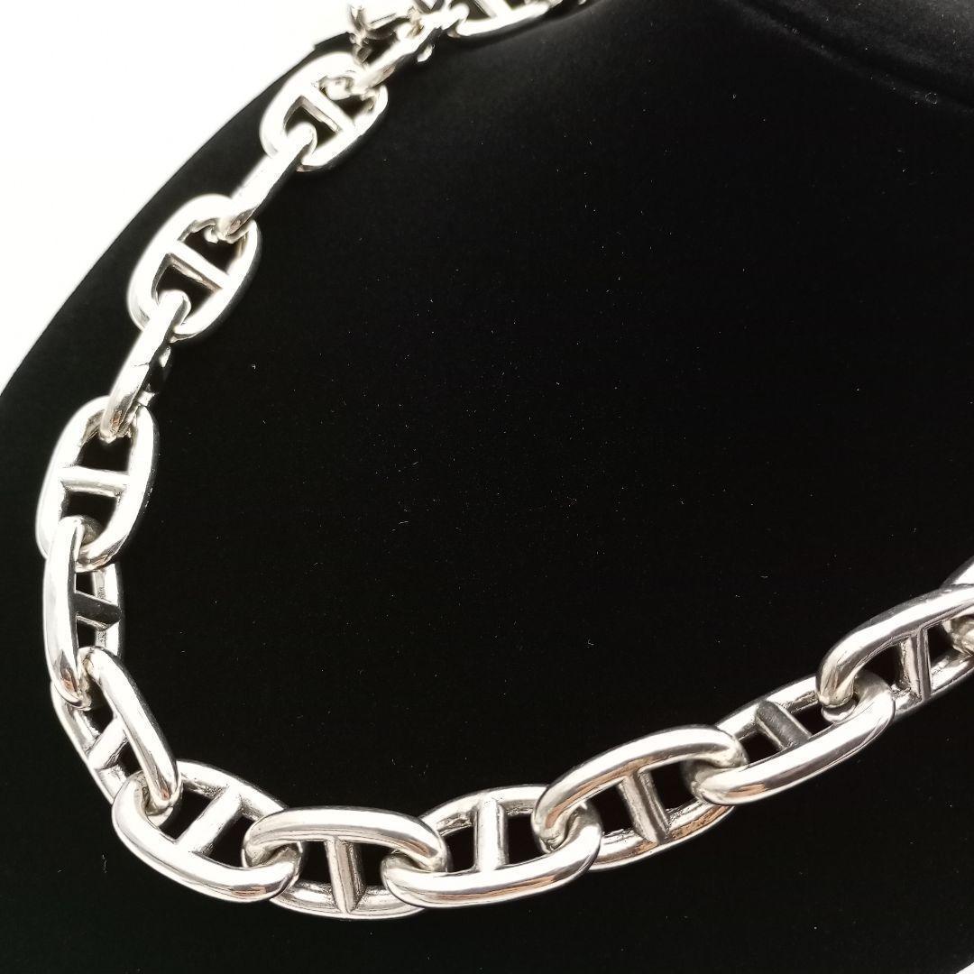 ネックレス シェーヌダンクル チェーン 50cm シルバー 925 純銀