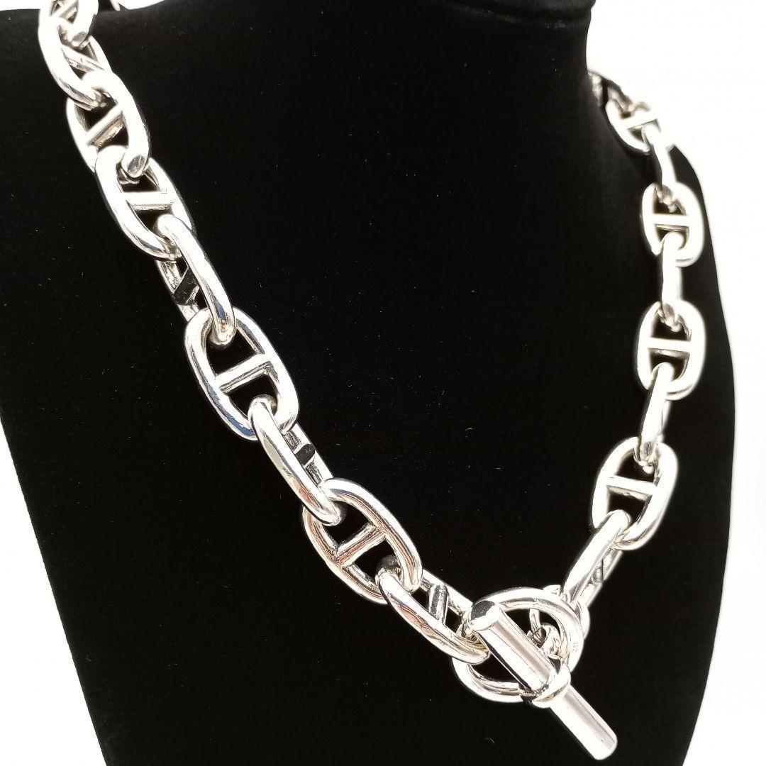 ネックレス シェーヌダンクル チェーン 50cm シルバー 925 純銀