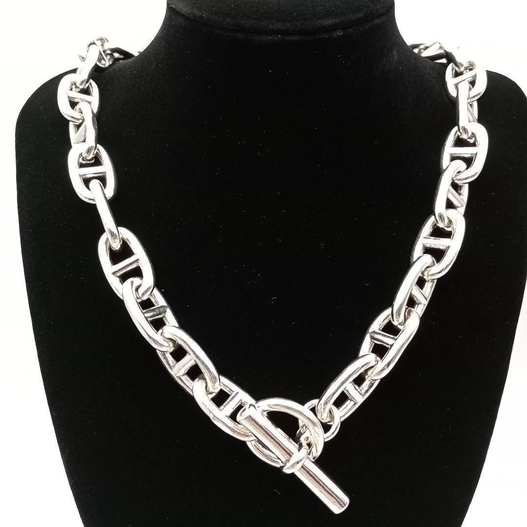 ネックレス シェーヌダンクル チェーン 50cm シルバー 925 純銀