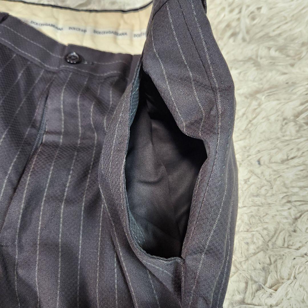 美品 ドルチェ&ガッバーナ セットアップ ストライプ ウール100% M