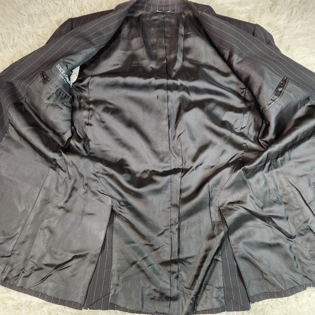 美品 ドルチェ&ガッバーナ セットアップ ストライプ ウール100% M