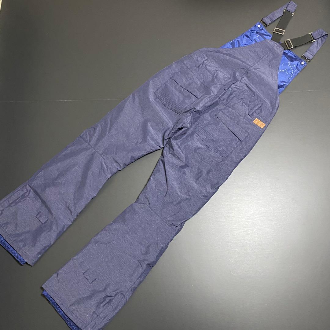 コ*ィ様 極美品 ROXY スノーボード ビブパンツ 中綿 裏起毛 レディース