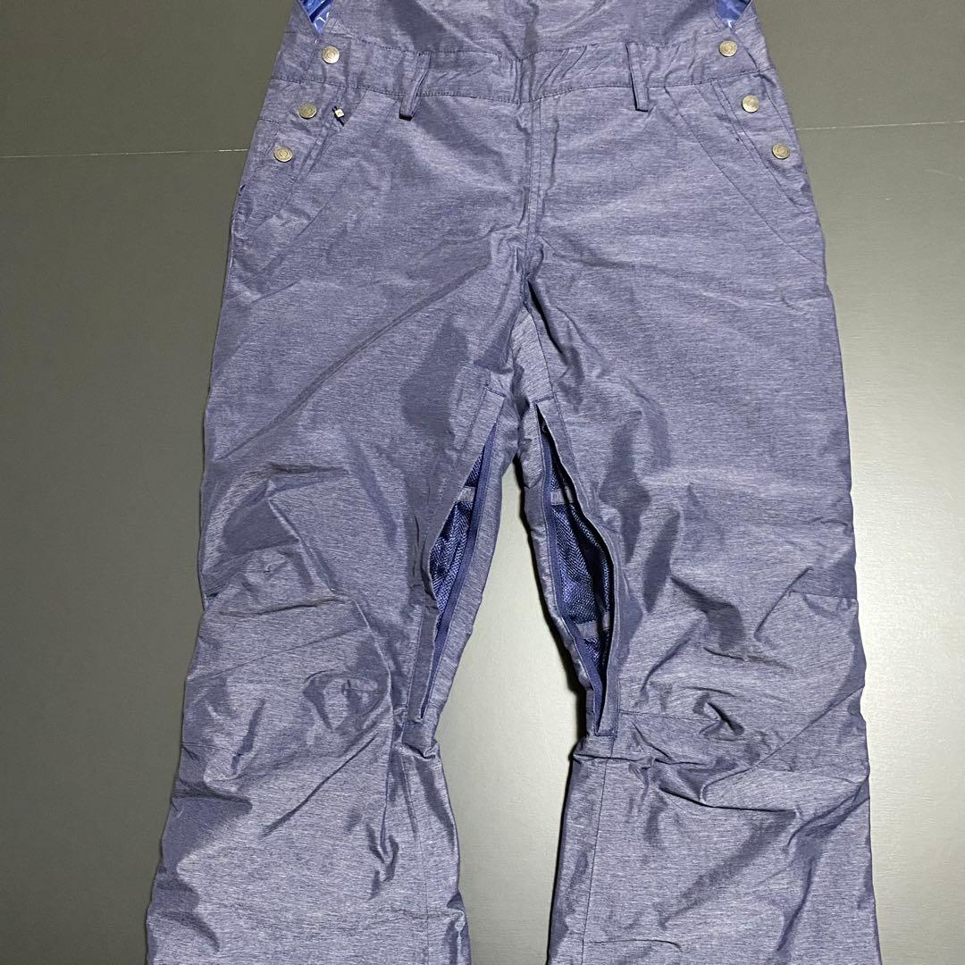 コ*ィ様 極美品 ROXY スノーボード ビブパンツ 中綿 裏起毛 レディース