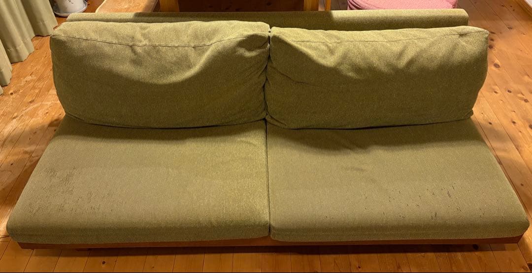 マスターウォール デニッシュソファ 3シーター 180 グリーン 3人掛け