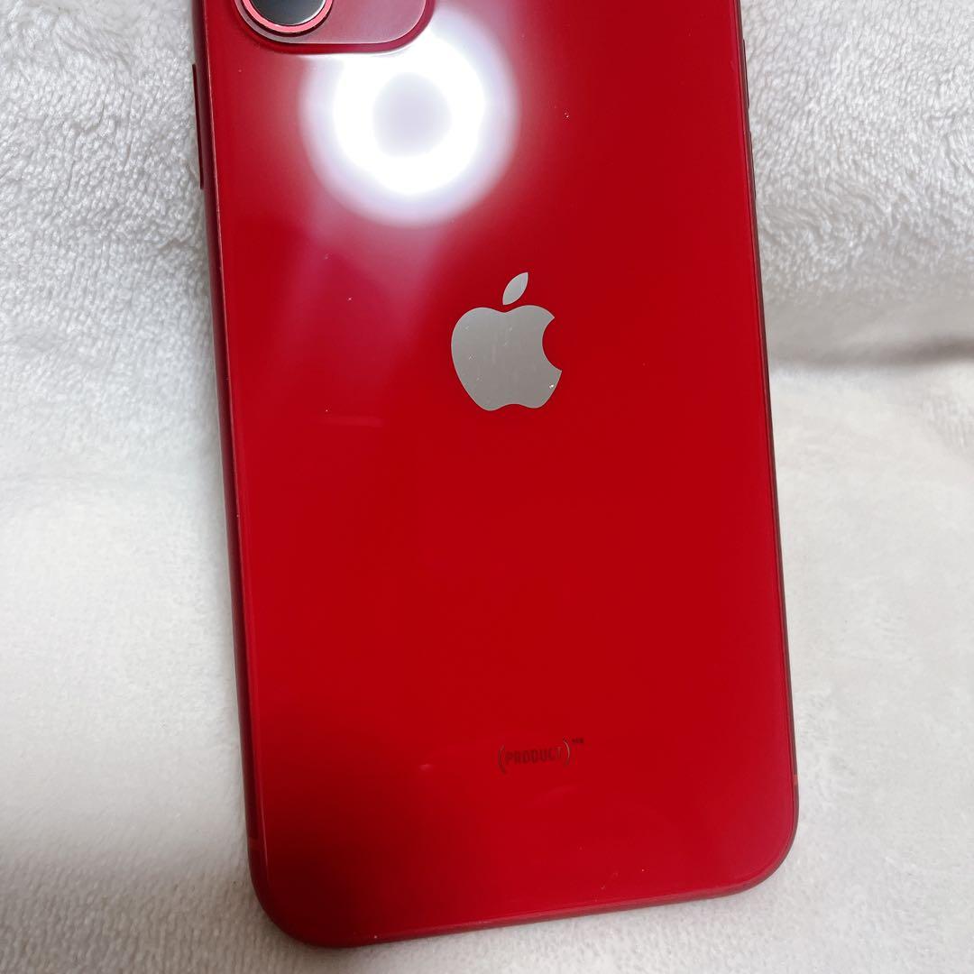 iPhone11 64GB バッテリー75% レッド