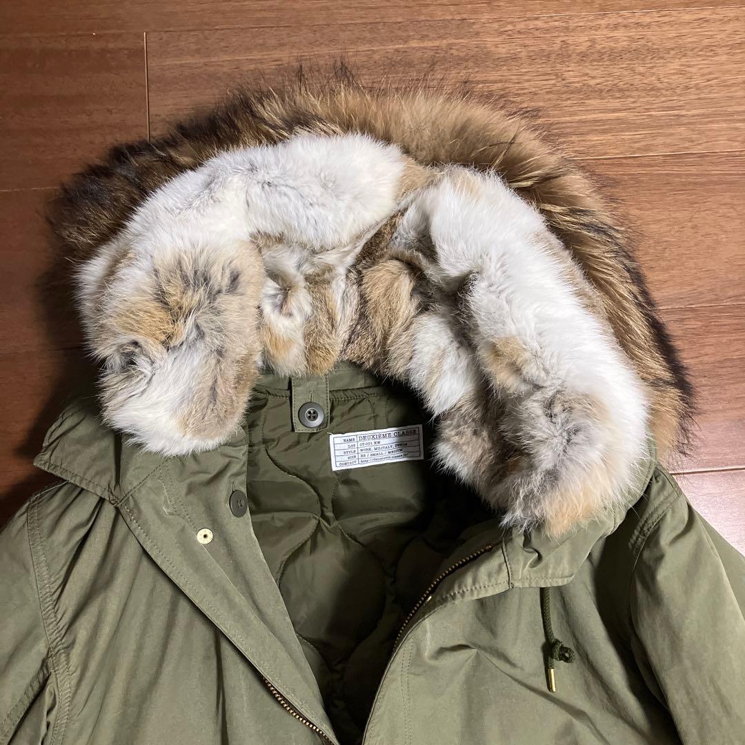 DEUXIEME CLASSE ファー付きモッズコート