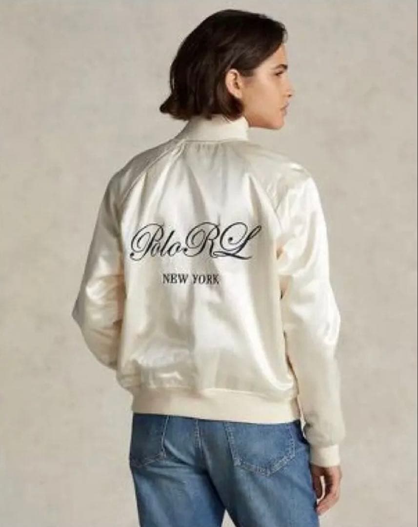 【美品】Polo Ralph Lauren サテン スカジャン