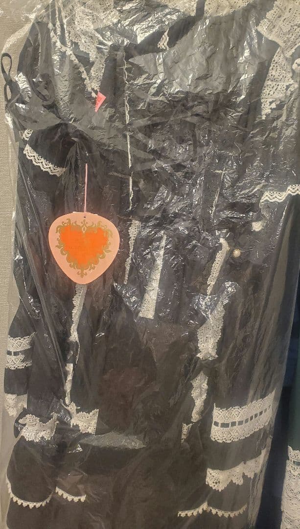 【最終値下】BABY Ribbon ribbon bloomsJSK　黒×オフ白