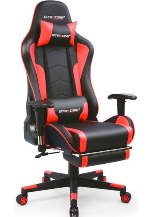 GTRACING ゲーミング チェア オフィス ゲーム用  GT890F-RED