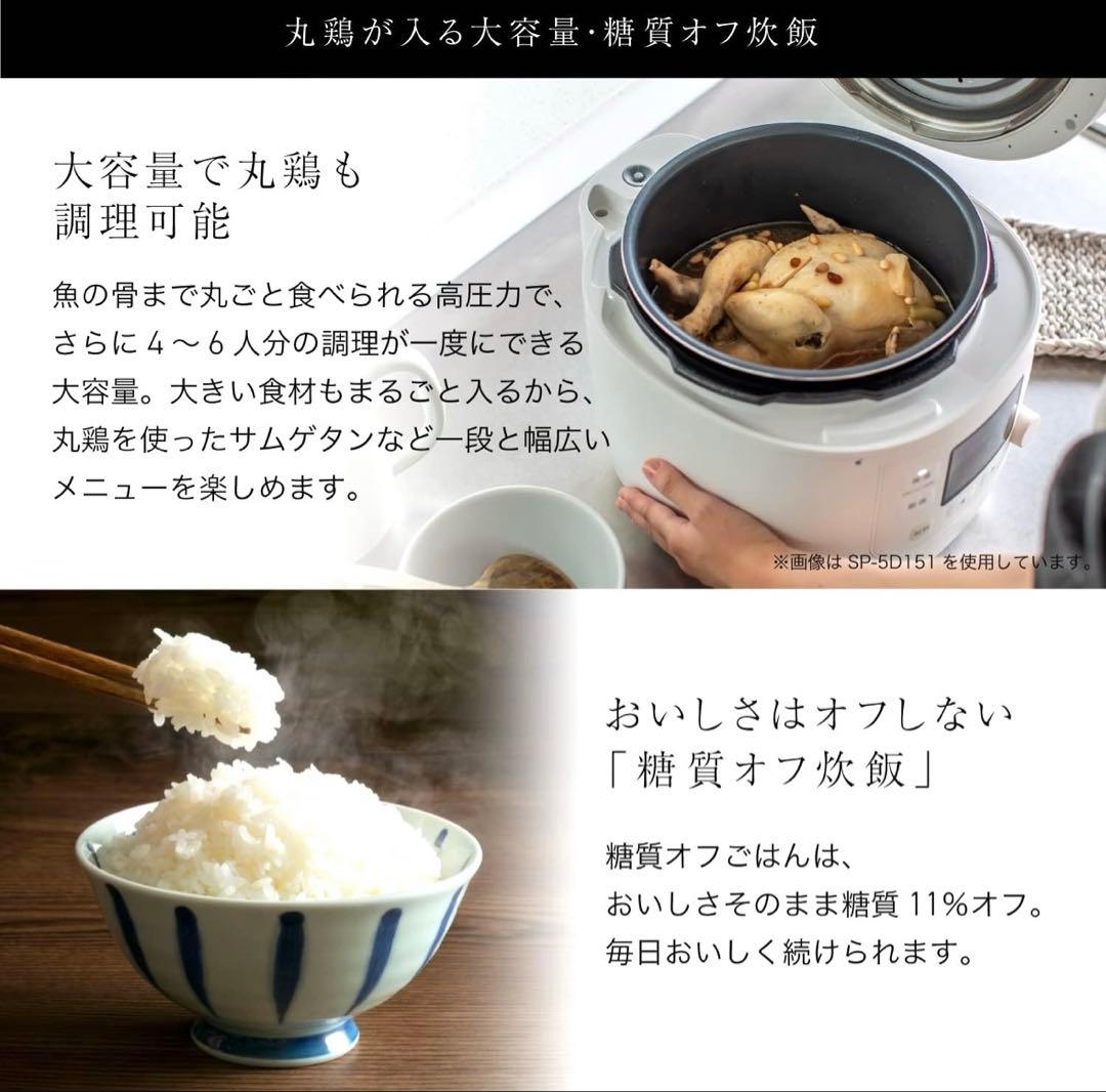 シロカ おうちシェフ PRO L 【SP-5D152H グレー】