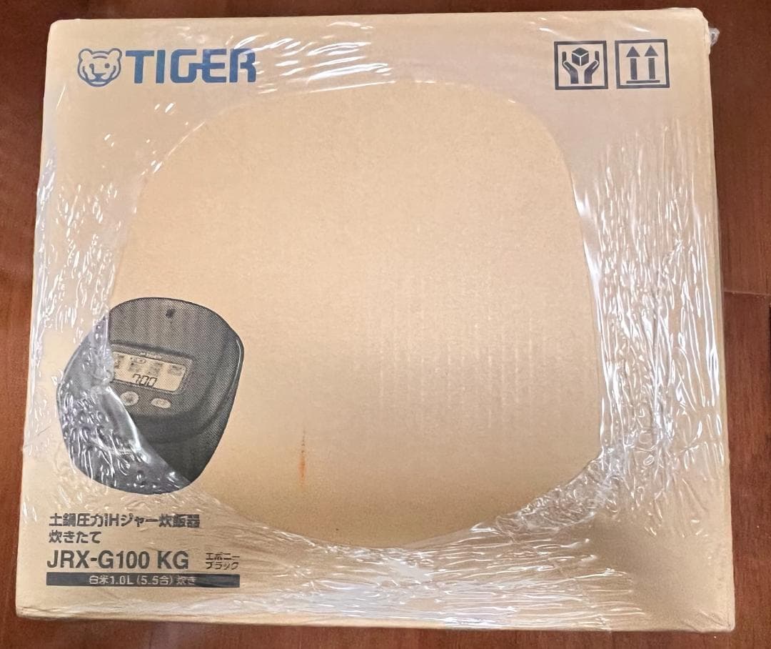 タイガー 土鍋圧力IH炊飯ジャー(5．5合) エボニーブラック JRX-G100