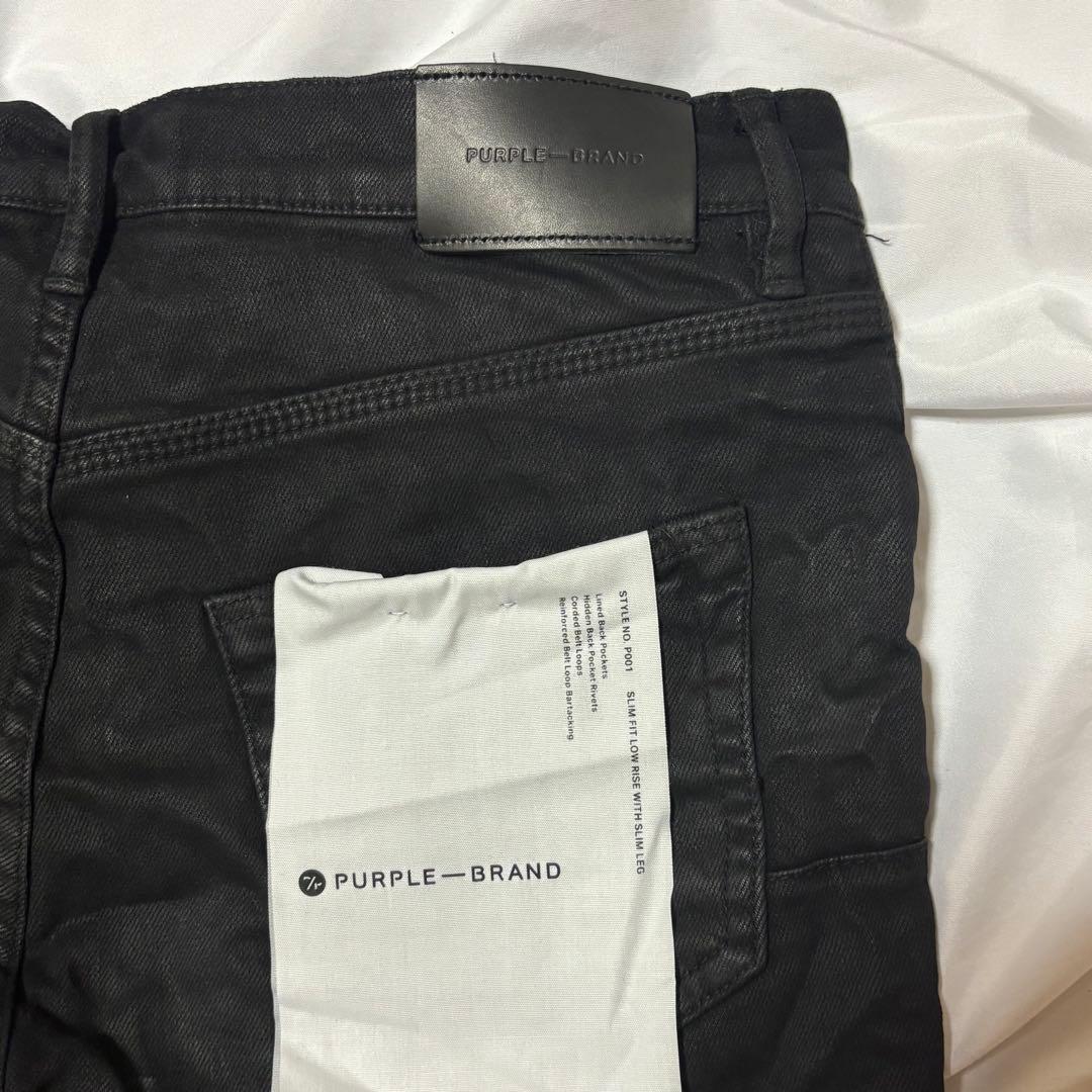 新品［訳あり］29 パープルブランド P001 前後タグありOil Spill