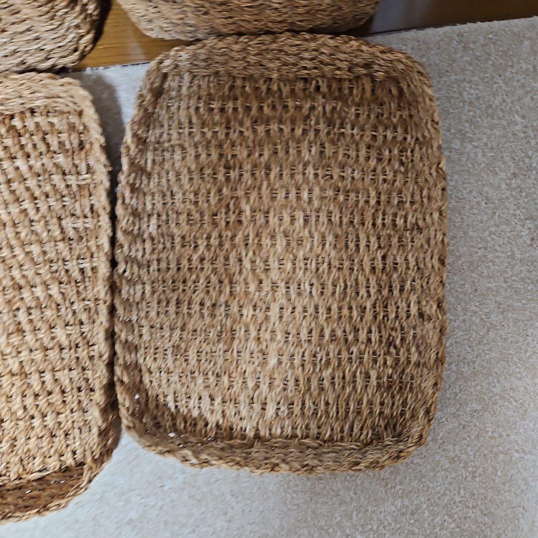Ｋy o 　無印　蓋付き アバカ　バスケット　廃盤