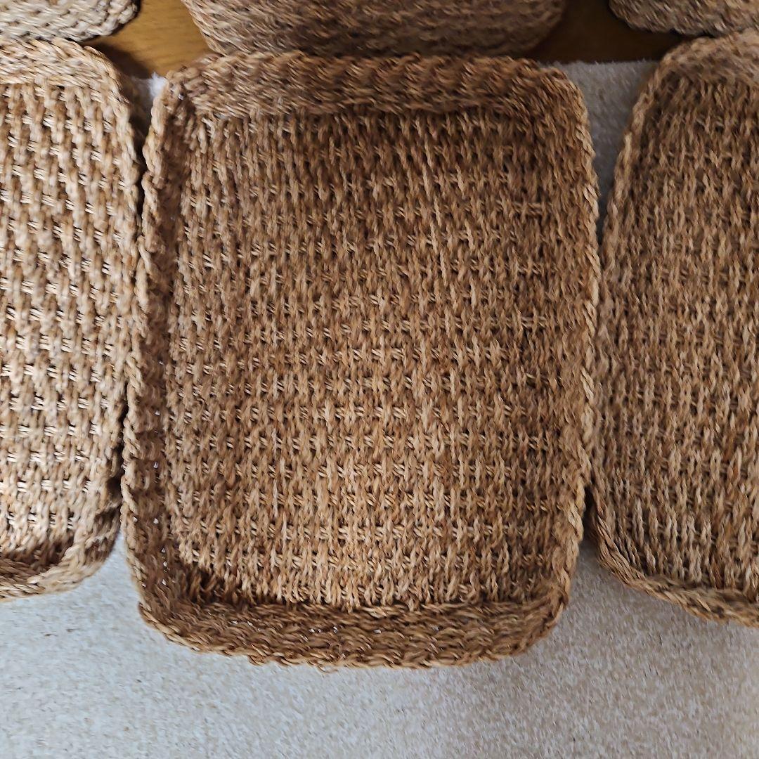 Ｋy o 　無印　蓋付き アバカ　バスケット　廃盤