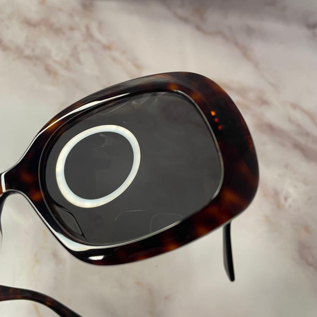 CELINE セリーヌ スクエア Y2K べっ甲 サングラス ケース付き