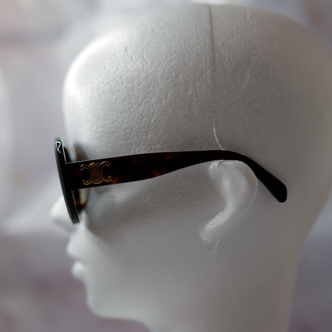 CELINE セリーヌ スクエア Y2K べっ甲 サングラス ケース付き