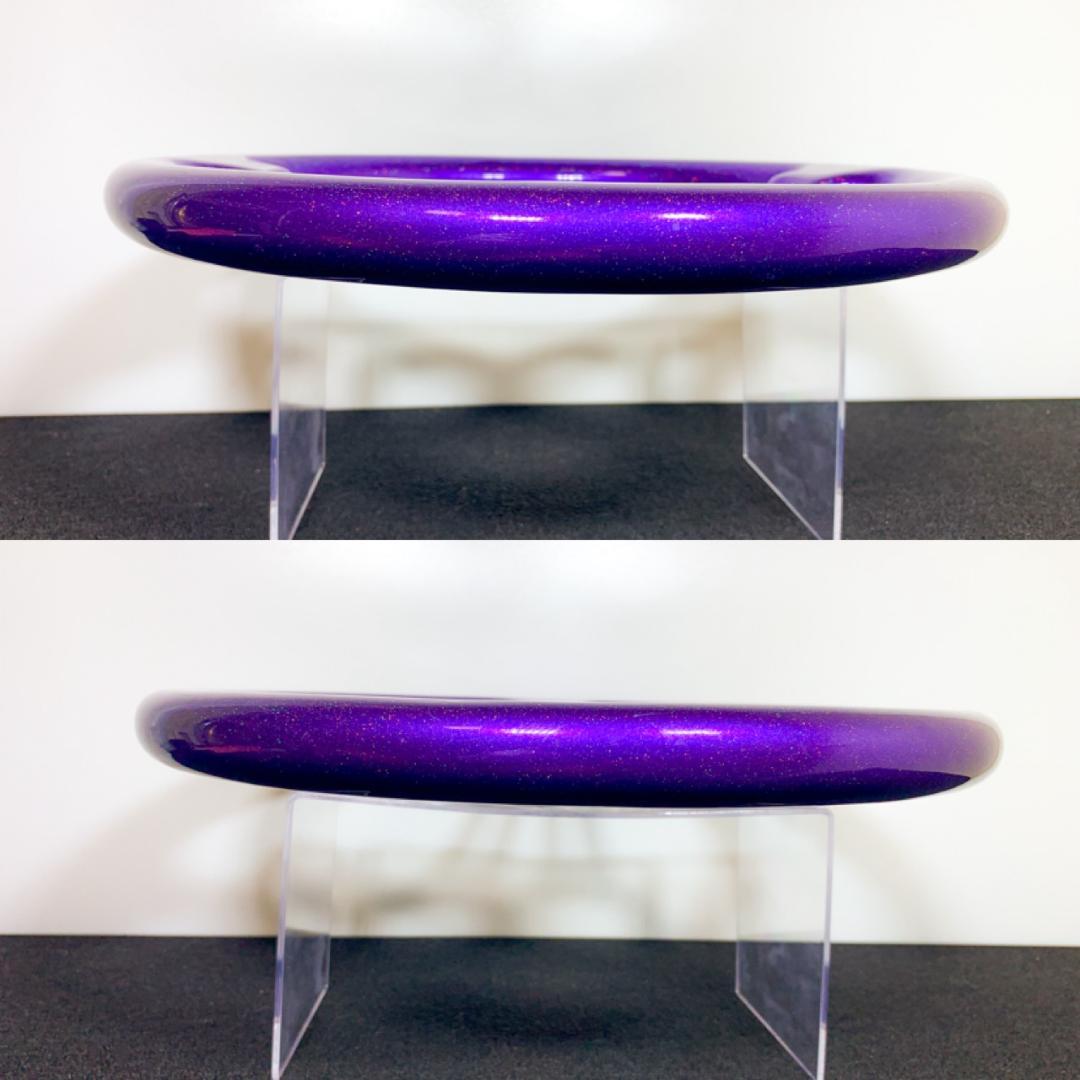 エムズレーシング ウッドステアリング カスタムペイント 90s 当時物