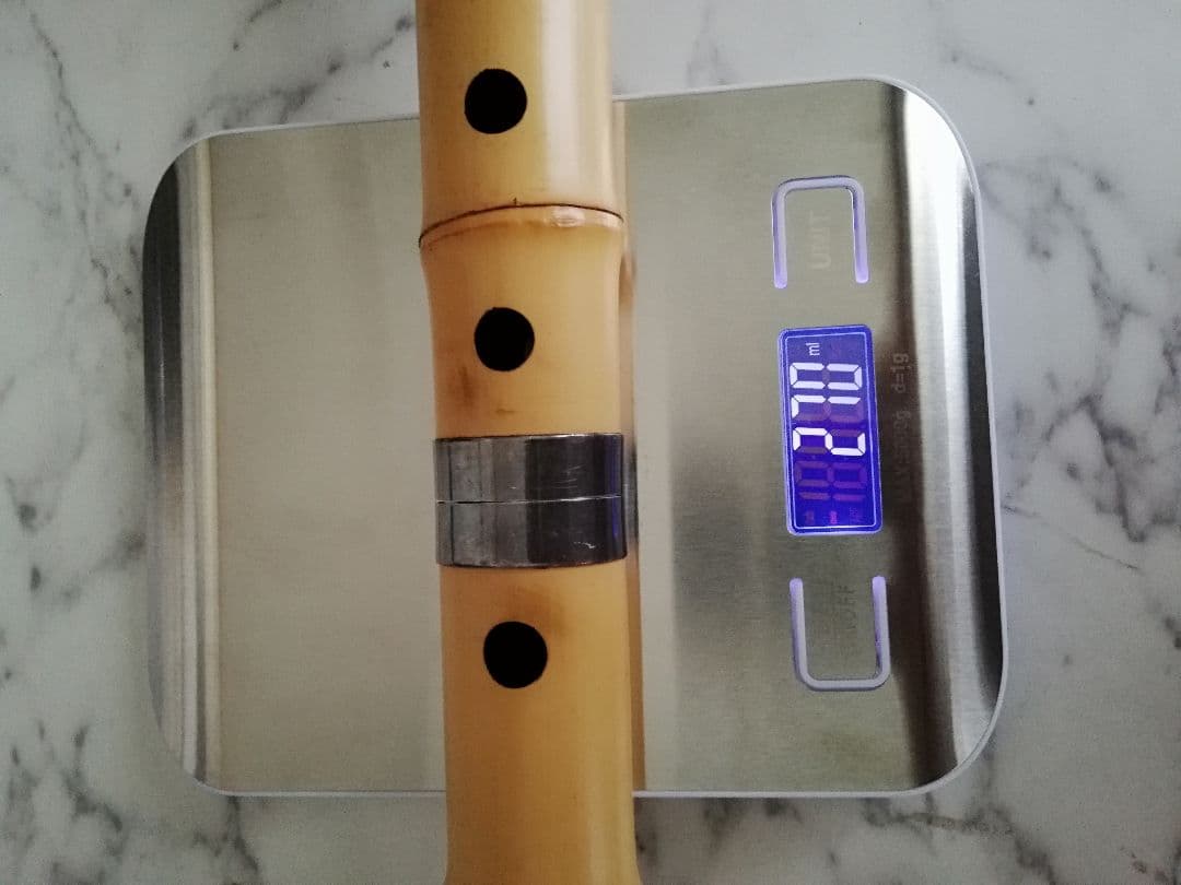 尺八本体 竹製 ５穴琴古流　約45㌢1.5寸管