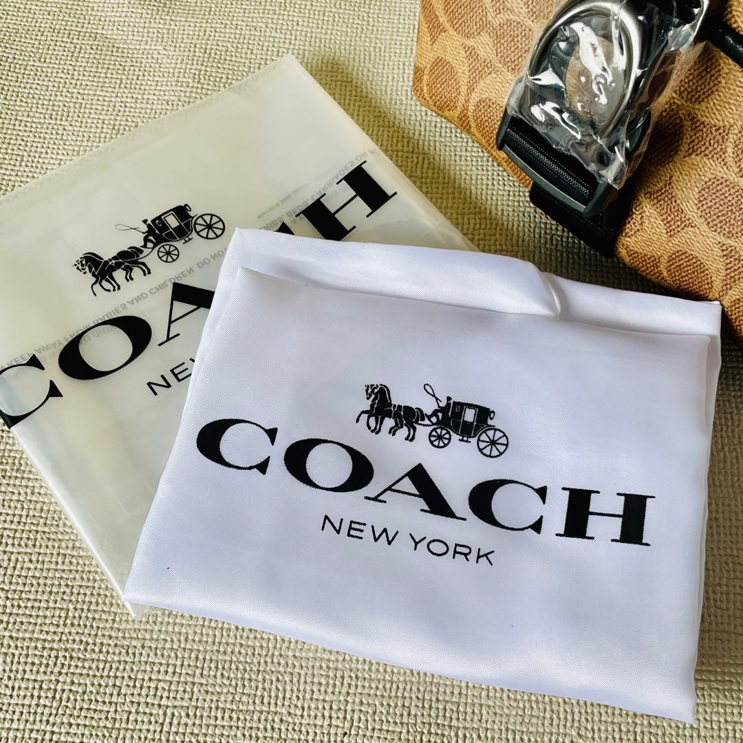 【新品未使用】#タグ無.COACH.ベックパック.シグネチャー.CM378