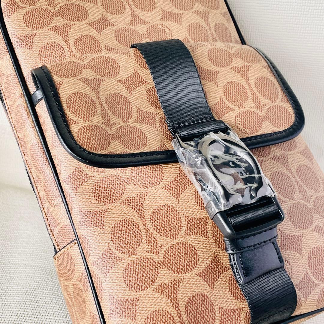 【新品未使用】#タグ無.COACH.ベックパック.シグネチャー.CM378