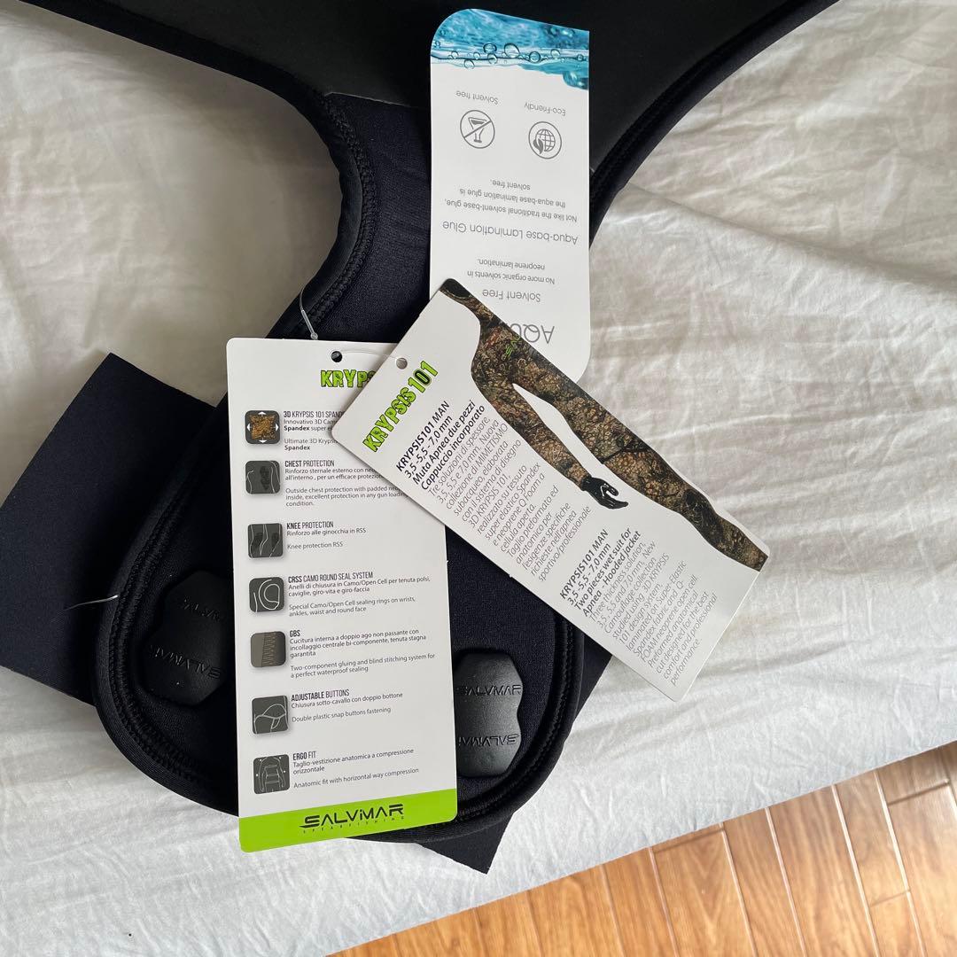 サルビマー ウエットスーツ 7mm L 未使用 魚突き スピアフィッシング