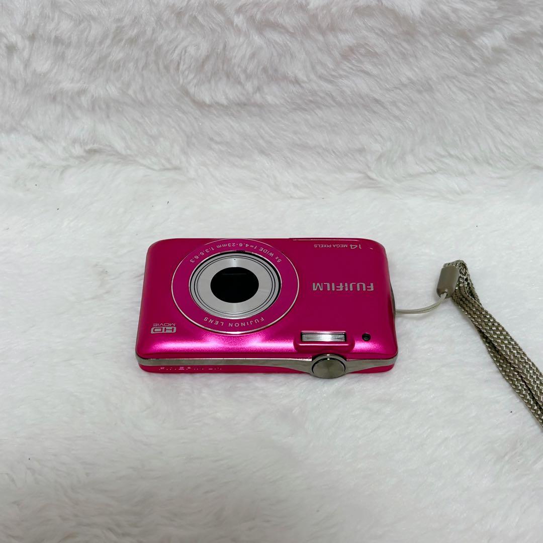 【外観極美品】FUJIFILM FinePix JX500 ピンクデジカメ